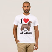 Ik hou van mijn Afghaanse T-shirt (Voorkant volledig)