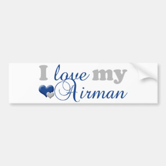 Ik hou van mijn Airman Bumpersticker