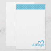 Ik hou van mijn Airman Stationery Briefpapier (Voorkant / Achterkant)