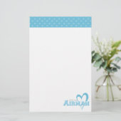 Ik hou van mijn Airman Stationery Briefpapier (Staand voorkant)