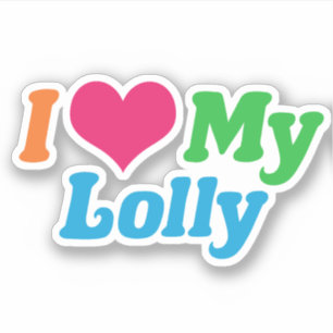 Ik hou van mijn alleenstaande sticker