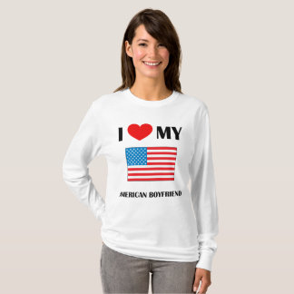 Ik hou van mijn Amerikaanse vriend T-shirt