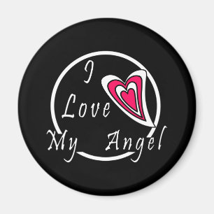 Ik hou van mijn Angel Magneet