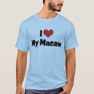 Ik hou van mijn ara - vogelliefhebber t-shirt