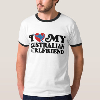 Ik hou van mijn Australisch Vriendin T-shirt