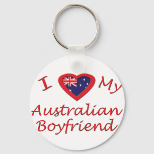 Ik hou van mijn Australische vriend Sleutelhanger