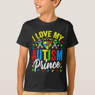 Ik hou van mijn autistische prins - Steun autistis T-shirt