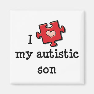 Ik hou van mijn Autististische zoon Magnet Magneet