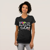 Ik hou van mijn Autististische zoon T-shirt (Voorkant volledig)