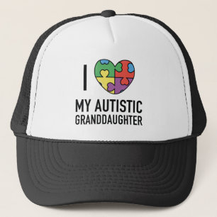 Ik hou van mijn Autististististische kleindochter Trucker Pet