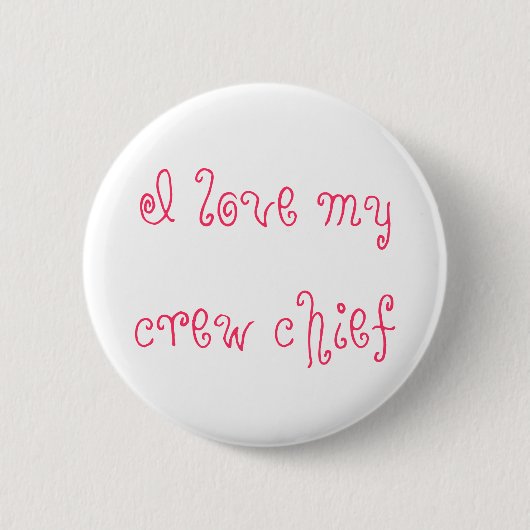 Ik hou van mijn baas ronde button 5,7 cm (Voorkant)