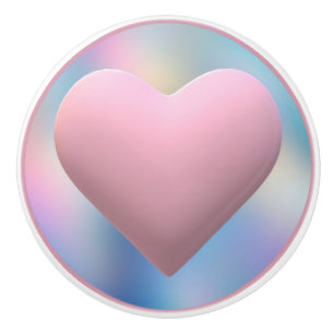 Ik hou van mijn Baby roze Keramische Knop