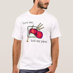 Ik hou van mijn Bagpipes T-shirt