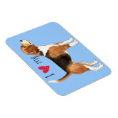 Ik hou van mijn Beagle Magneet (Rechterzijde)