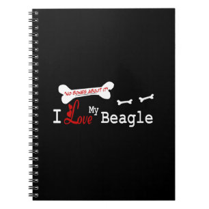 Ik hou van mijn beagle notitieboek
