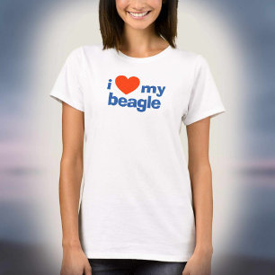 Ik hou van mijn beagle tanktop