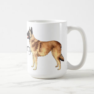 Ik hou van mijn Belgische Malinois Koffiemok