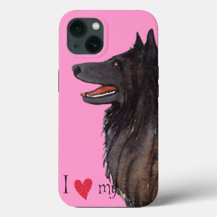 Ik hou van mijn Belgische Sheepdog iPhone 13 Hoesje