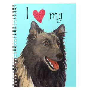 Ik hou van mijn Belgische Tervuren Notitieboek