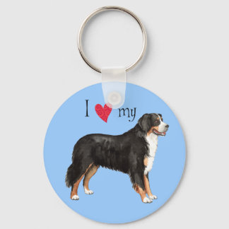Ik hou van mijn Bernese Mountain Dog Sleutelhanger