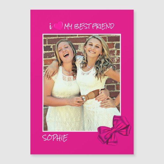 Ik hou van mijn beste vriend aangepaste foto - op  (Voorkant)