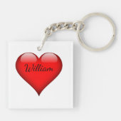 Ik hou van mijn beste vriend, mijn echtgenoot Sleu Sleutelhanger (Achterkant)