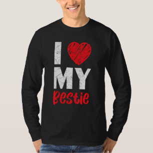 Ik hou van mijn beste vriendin, vriendschap, bf t-shirt