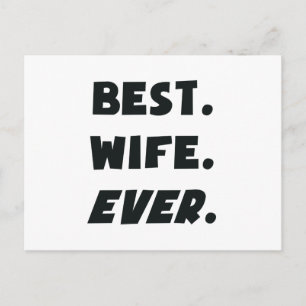 Ik hou van mijn beste vrouw ooit briefkaart