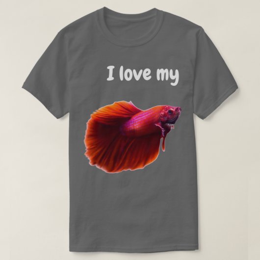 Ik hou van mijn Betta T-shirt (Design voorkant)