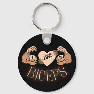 Ik hou van mijn Biceps  Sleutelhanger