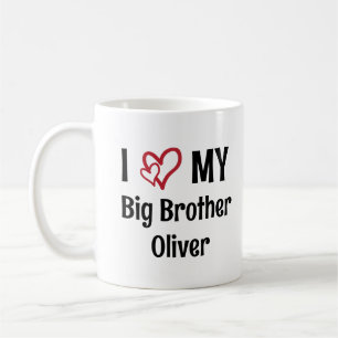 Ik hou van mijn Big Brother gepersonaliseerde Brot Koffiemok