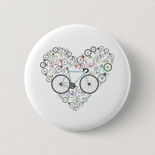 Ik hou van mijn bike ronde button 5,7 cm (Voorkant)