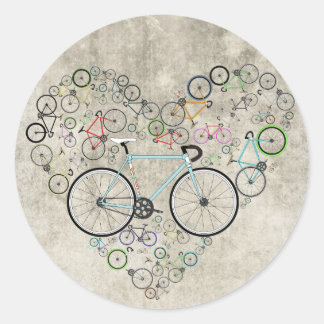 Ik hou van mijn bike ronde sticker