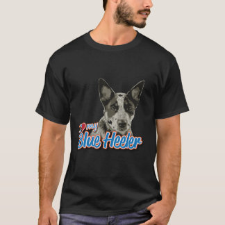 Ik hou van mijn blauwe voeler t-shirt