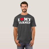 Ik hou van mijn boer (2) t-shirt (Voorkant volledig)