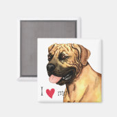 Ik hou van mijn Boerboel Magneet (Voorkant / Achterkant)