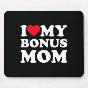 Ik hou van mijn bonus mama ik hart familie oma  muismat