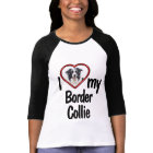 Ik hou van mijn Border Collie - Cute Heart Fotolij