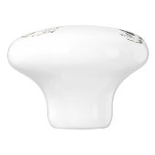 Ik hou van mijn Border Collie Keramische Knop (Zijkant)