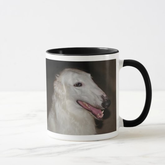 Ik hou van mijn borzoi! KoffieMok Mok (Rechts)