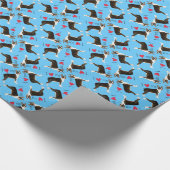 Ik hou van mijn Boston Terrier Cadeaupapier (Hoek)