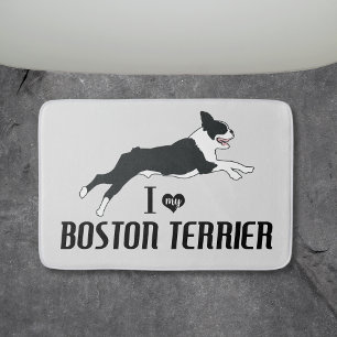 Ik hou van mijn Boston Terrier Dog Badmat