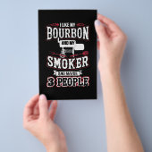 Ik hou van mijn Bourbon en mijn roker en misschien Flyer (Hand)