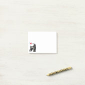 Ik hou van mijn Bouvier Post-it® Notes (Op bureau)