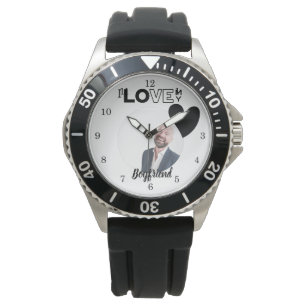 Ik hou van mijn BOYFRIEND Husband DAD Grandpa Brot Horloge