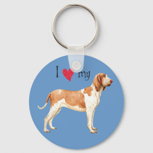 Ik hou van mijn Bracco Italiano Sleutelhanger