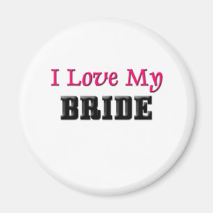 Ik hou van mijn bride magneet