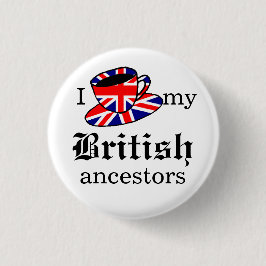 Ik hou van mijn Britse voorouders Button