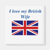 Ik hou van mijn Britse vrouw Magneet (Voorkant)