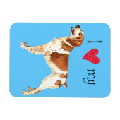 Ik hou van mijn Brittany Magneet (Horizontaal)